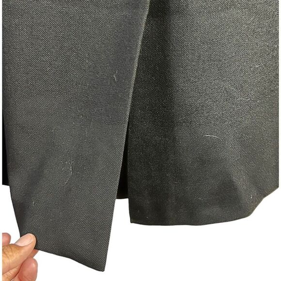 Stafford Mens Two Button Suit Jacket Black Single-Breasted Notch Lapel Lined 52 - Picture 3 of 12